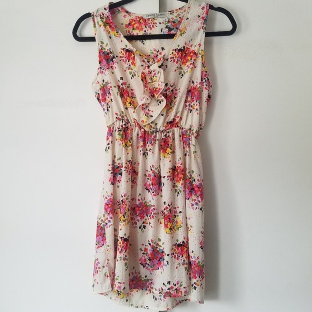 Janette Fashion Floral Dress